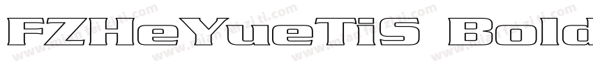 FZHeYueTiS Bold字体转换